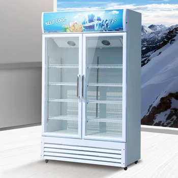 Supermarket display congelator vertical băuturi frigider răcitor de bere