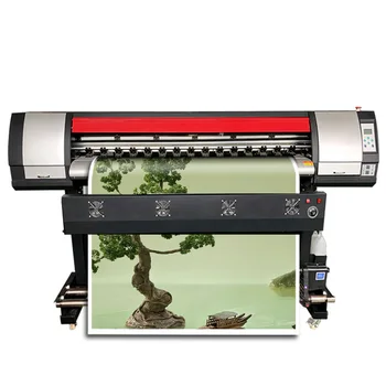 Populare Enjet 1,8 M Plotter Imprimanta De Format Mare I3200 Xp600 Cap Eco Solvent Printer Autocolant De Hârtie Inkjet Printer