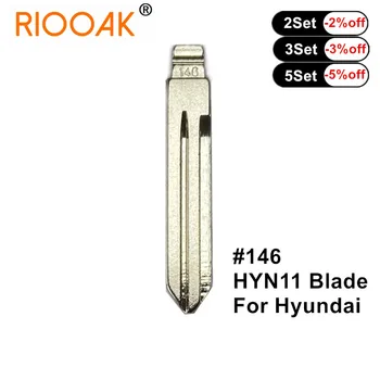 10buc KD VVDI Cheie de la Distanță Lama #146 HYN11 Cheie Lama Pentru Hyundai MISTRA de la Distanță Masina de Metal Gol Netăiat Auto Flip Key Blade