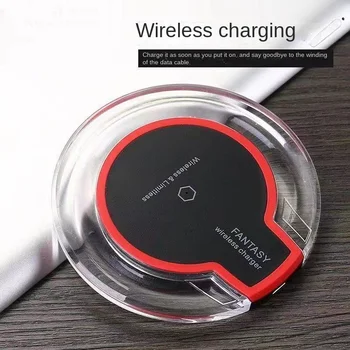 Mini Ultra Slim Wireless Charging Pad telefon Mobil inducție rapidă wireless stație de încărcare pentru Samsung, Xiaomi, Huawei