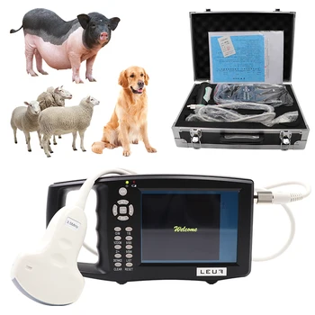 Portabil De Înaltă Exacte Veterinar De Porc, Scroafă Porc B Detector De Ultrasunete Animale Bovine Ovine Tester Scanner Cu Ultrasunete